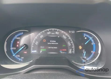 2019 Toyota Rav4 Hybrid Limited из США, поврежденный, VIN 2T3DWRFV9KW032824